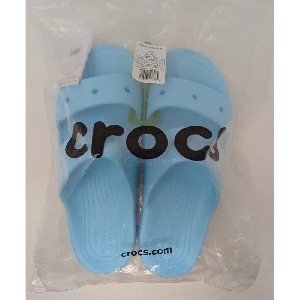 CROCS Classic Sandal Arctic Blue Mens 14 206761-411 - New